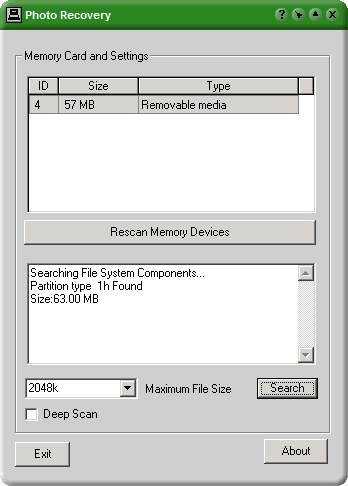Free photo recovery software